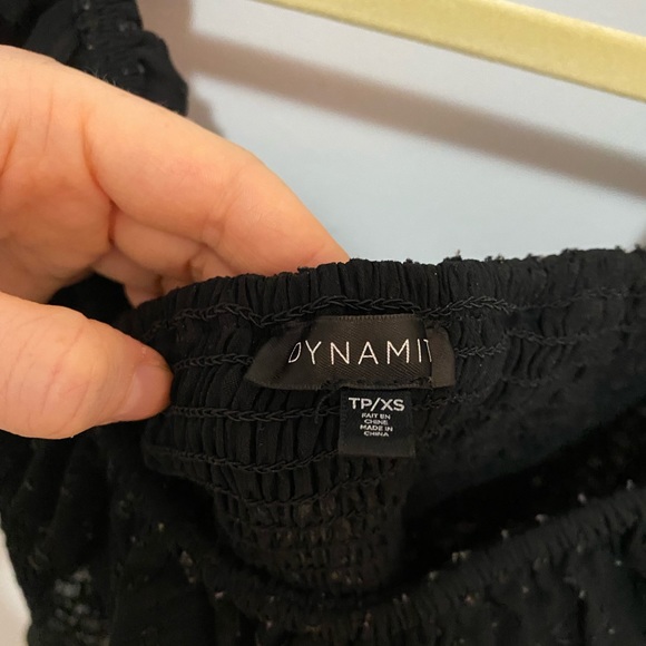 Puff sleeve square neck peasant top 🖤 - Picture 5 of 6